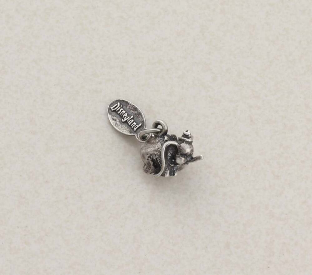 Sterling Silver Dumbo Disneyland Charm 3/8" x 1/2" inch